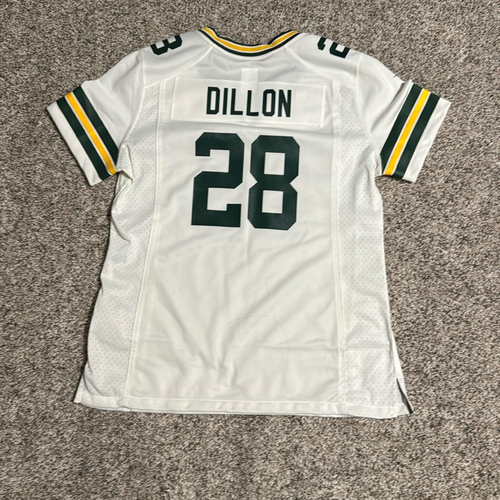 AJ Dillon women’s Packers Jersey size medium